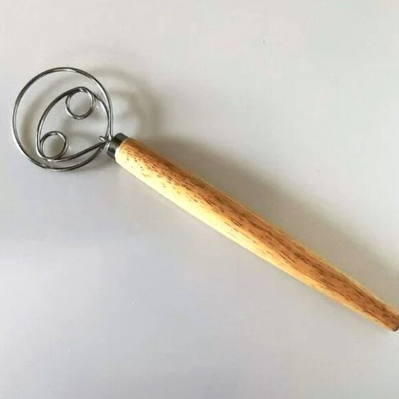 DANISH DOUGH WHISK  4 LOOP DOUBLE EYE DESIGN - Picture 5 of 9